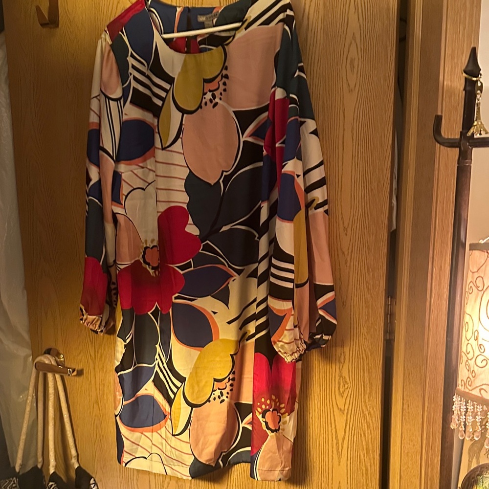 Nordstrom “In Bloom” Vibrant Floral Long Sleeve Dress